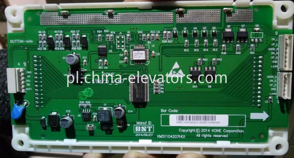 KONE Elevator Blue LCD Display Board KM51104206G01